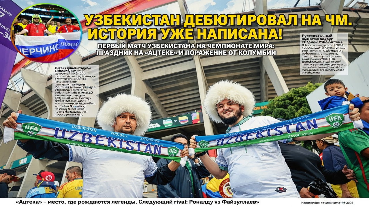 Узбекистан дебютировал на ЧМ. История уже написана!