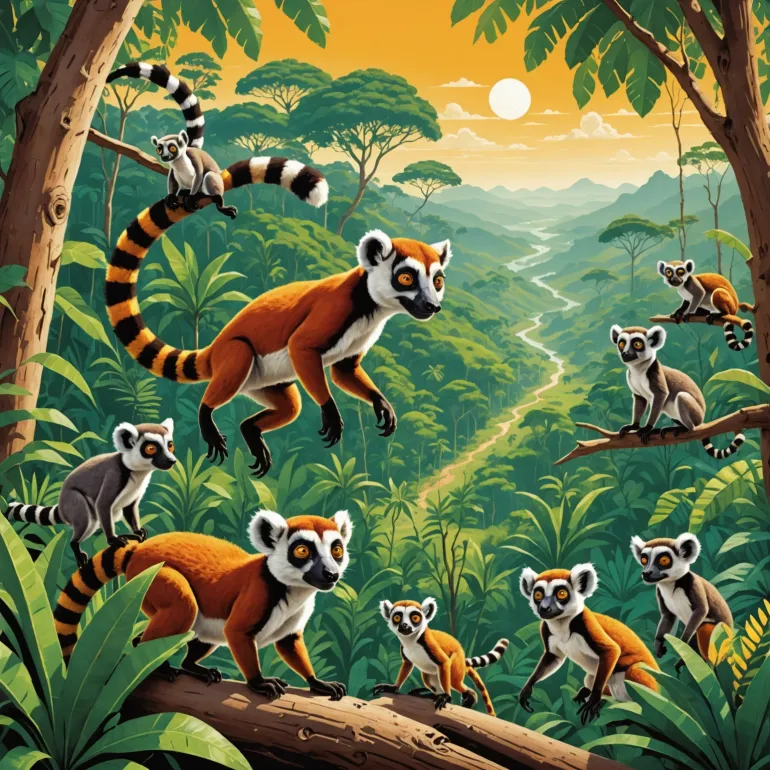 Лемуры Мадагаскара: удивительный прыжок в мир уникальной природы