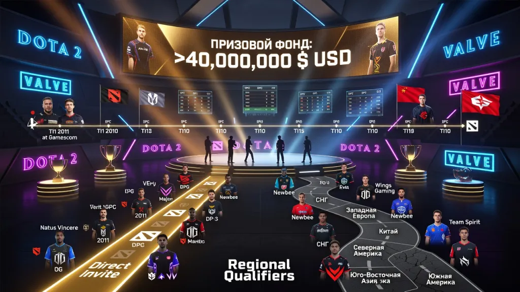 Инвайт на The International: как команды получают приглашение в Dota 2